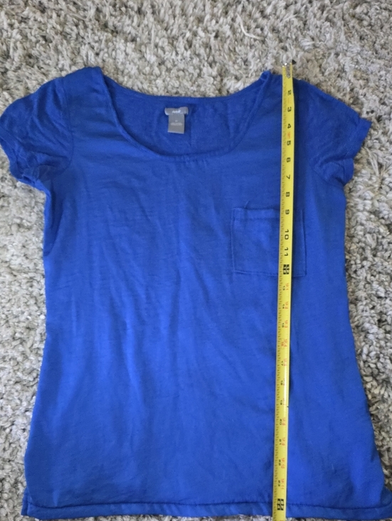 aerie Tops - aerie Royal Blue Scoop Neck Pocket Tee